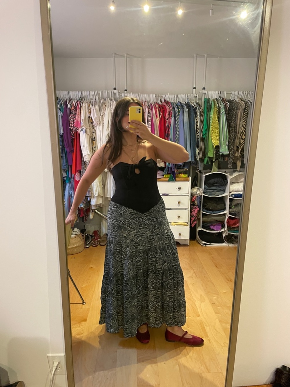 80’s Sweetheart Maxi Dress.